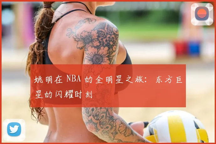 姚明在 NBA 的全明星之旅：东方巨星的闪耀时刻